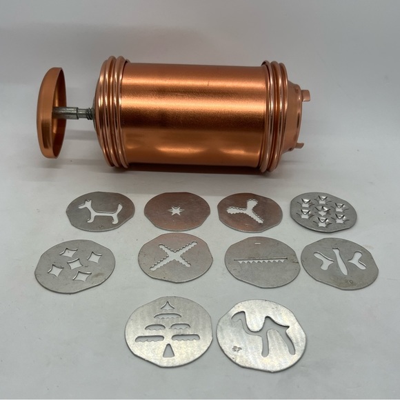 Sears Kitchen Vintage Sears Copper And Aluminum Cookie Press Poshmark
